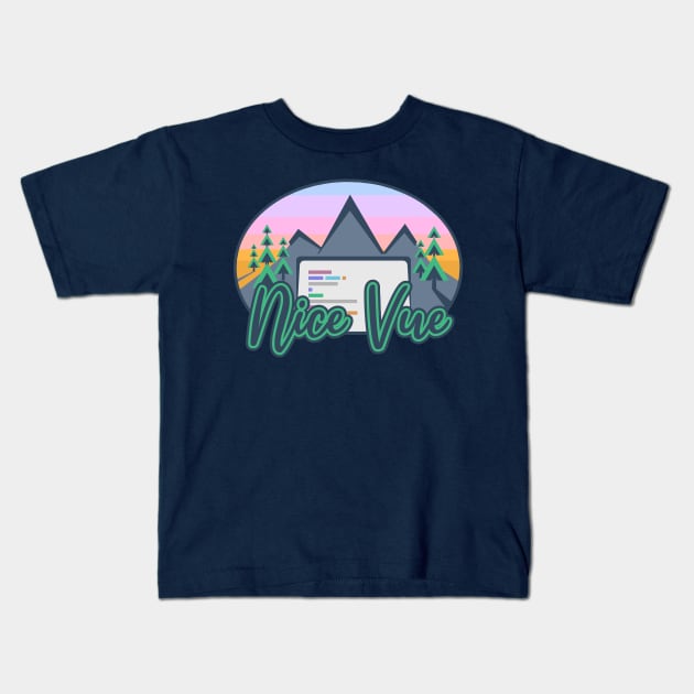 Nice Vue Kids T-Shirt by Decked Developer